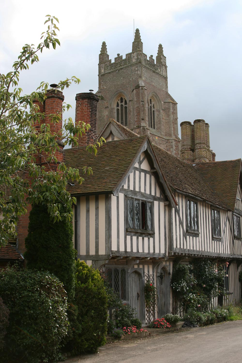 St  Mary s Church Tower and Almshouses  Stoke-by-Nayland Beautiful